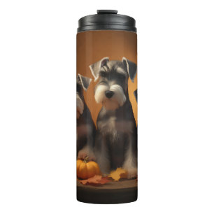 Garrafa Térmica Schnauzer Puppy Autumn Delight Pumpkin