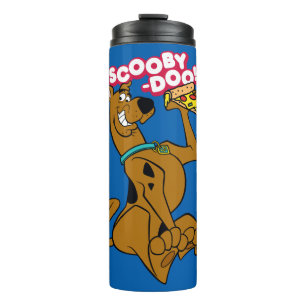 Garrafa Térmica Scooby-Doo com fatia da pizza