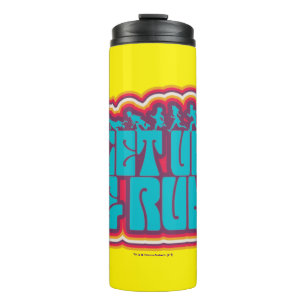 Garrafa Térmica Scooby e o grupo "levantam-se & funcionam-se" o