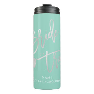 Garrafa Térmica Script Moderno da Tribo Bride de PixDezines