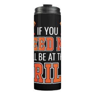 Garrafa Térmica Se Precisar De Mim Estarei No Grill