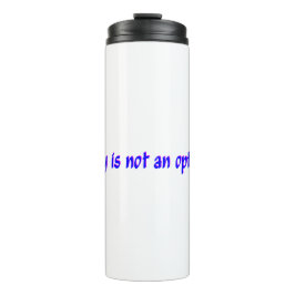 Garrafa Térmica Seco Não É Uma Opção Azul E Rosa