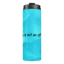Garrafa Térmica Seco Não É Uma Opção De Letra Preta
