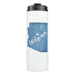 Garrafa Térmica Sedona Arizona Madeira Grain