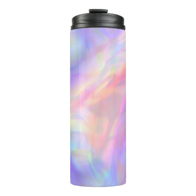 Garrafa Térmica segunda visão, holo pastel : (Frente)