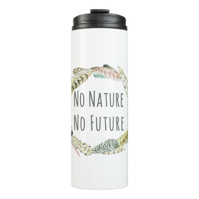 Garrafa Térmica Sem Natureza, sem futuro (Frente)
