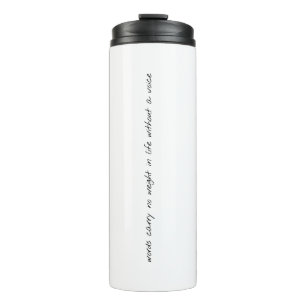 Garrafa Térmica Sem Um Tumbler Térmico De Voz