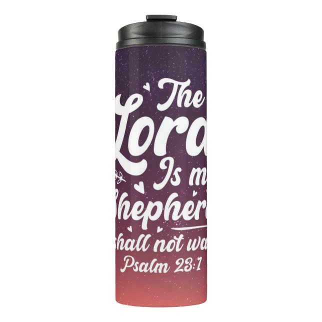 Garrafa Térmica Senhor é Meu Pastor (Frente)