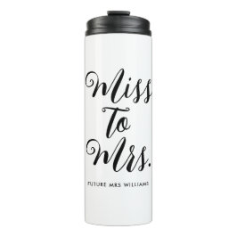 Garrafa Térmica Senhorita ao Chá de panela da Sra. Modern