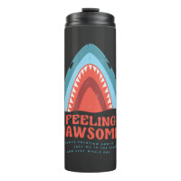 Sentindo Tubarão Jawsome Funny Summer Puns Thermal