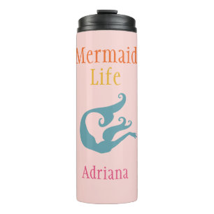 Garrafa Térmica Sereia Personalizada LIfe Tumbler Térmico