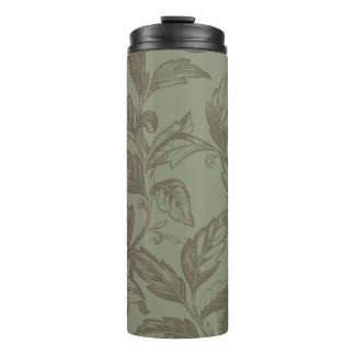 Garrafa Térmica Serene Sage Green | Folheto Informativo Botânico N