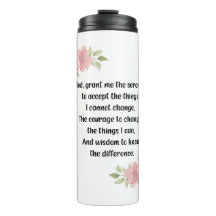 Serenity Prayer - Viagem Tumbler - AA