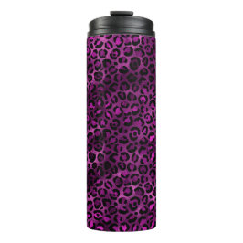 Garrafa Térmica Série de Leão-marinho Dourado e Roxo Design 3