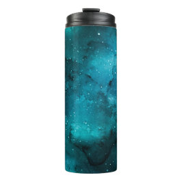 Garrafa Térmica Série Design Galáxia Verde-azulado 7