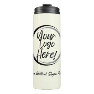 Garrafa Térmica Seu logotipo aqui, Tumbler de café personalizado