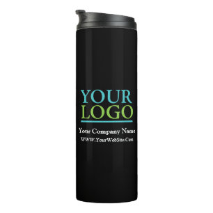 Garrafa Térmica Seu Logotipo, Nome da Empresa Promo, Mensagem DIY,