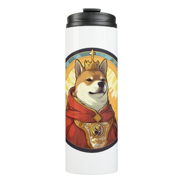 Garrafa Térmica Shiba Inu Dog King (Frente)