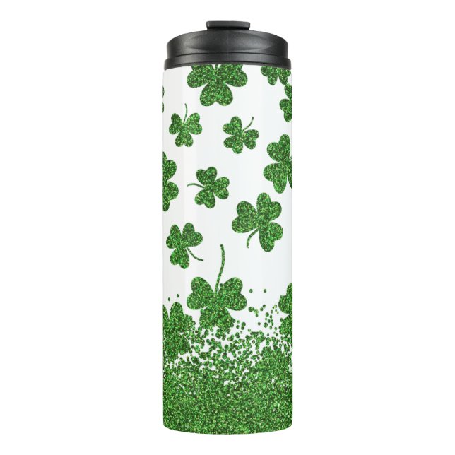Garrafa Térmica Shimmering Shamrocks (Frente)