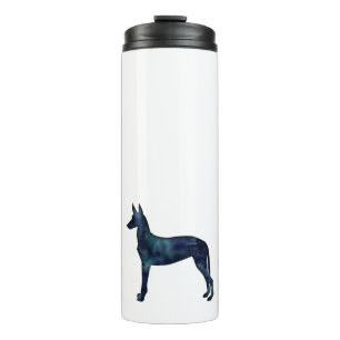 Garrafa Térmica Silhueta Preta de Cobra Faraó