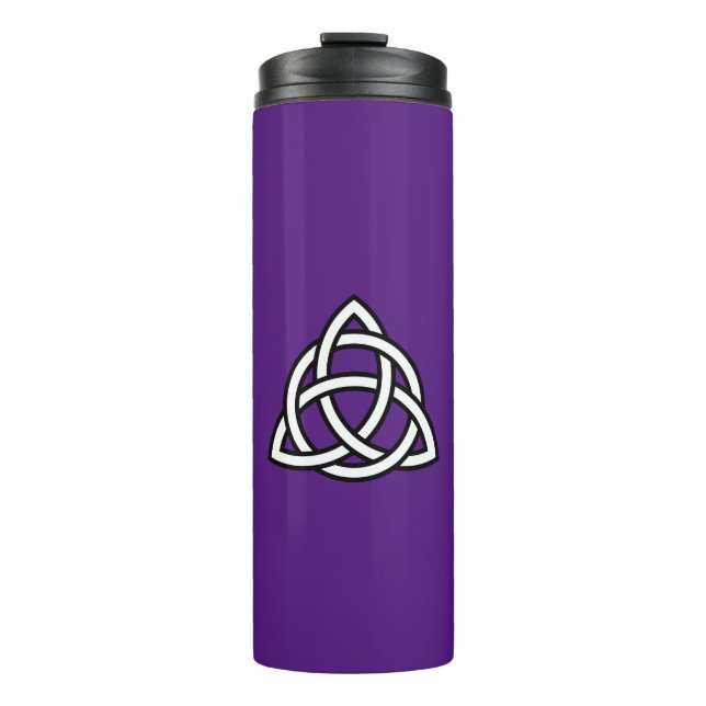 Garrafa Térmica Símbolo Celtic Trinity Knot Triquetra (Frente)