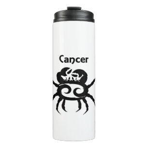 Garrafa Térmica Símbolo Zodiac do cancer e Sinal