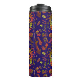 Garrafa Térmica Simetria de Espelho Psicodélico Abstrato Art