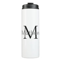 simples letra inicial monograma adicione seu nome