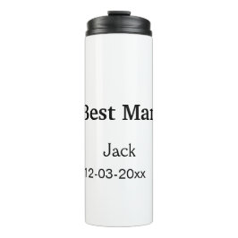 Garrafa Térmica SIMPLES MINIMAL adicione seu nome personalizado me