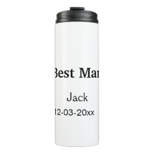 Garrafa Térmica SIMPLES MINIMAL adicione seu nome personalizado me