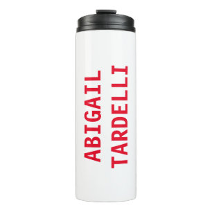 Garrafa Térmica Simples personagem moderna e ousada profissional