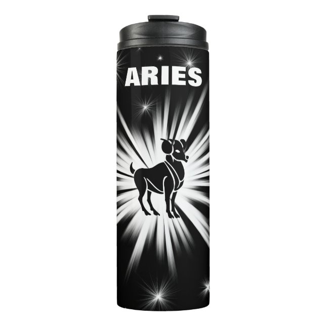 Garrafa Térmica Sinal de 'Aries' (Frente)
