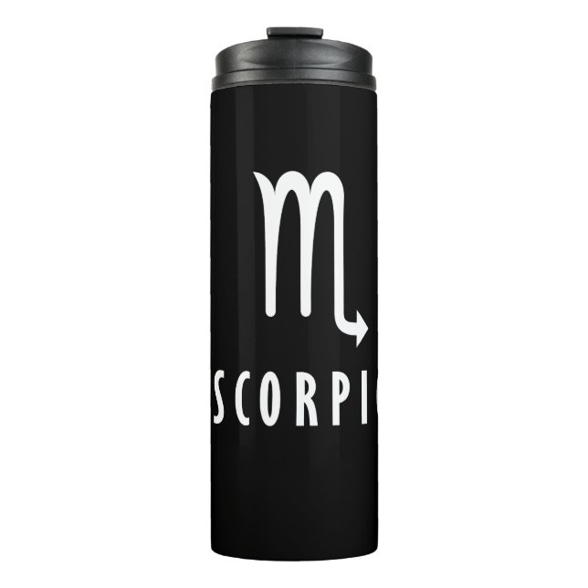 Garrafa Térmica Sinal Scorpio zodiac (Frente)