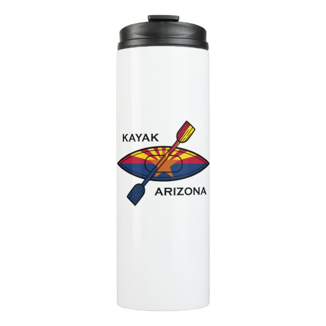 Garrafa Térmica Sinalizador de Arizona Kayak (Frente)