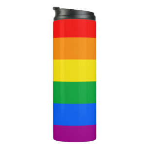 Garrafa Térmica Sinalizador do Orgulho Arco-Íris LGBTQ+