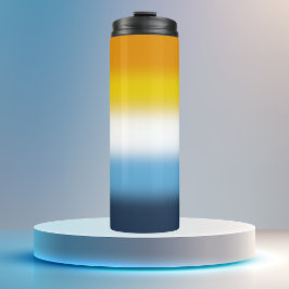 Garrafa Térmica Sinalizador Gradiente do Orgulho AroAce