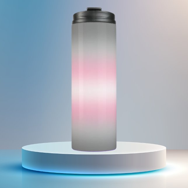 Garrafa Térmica Sinalizador Gradiente do Orgulho Demográfico (Criador carregado)