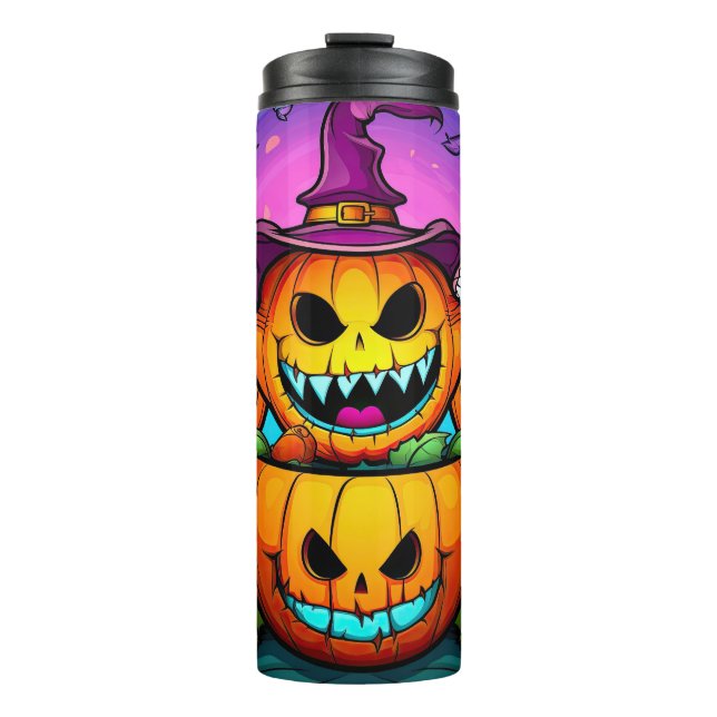 Garrafa Térmica Sinister Jack-O-Lantern (Frente)