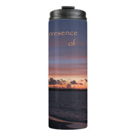 Garrafa Térmica Sinta a presença de Deus