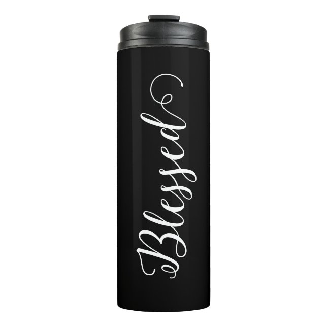 Garrafa Térmica Sip com Design de bênção (Frente)