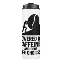 Garrafa Térmica Sisyphus Café Grind Funny Sarcastic Cote Mug