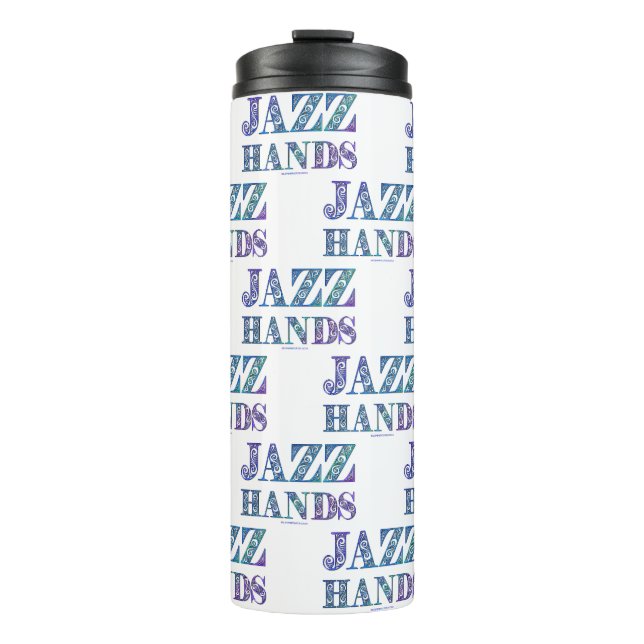Garrafa Térmica SlipperyJoe's musical da Broadway Jazz Hands queer (Frente)