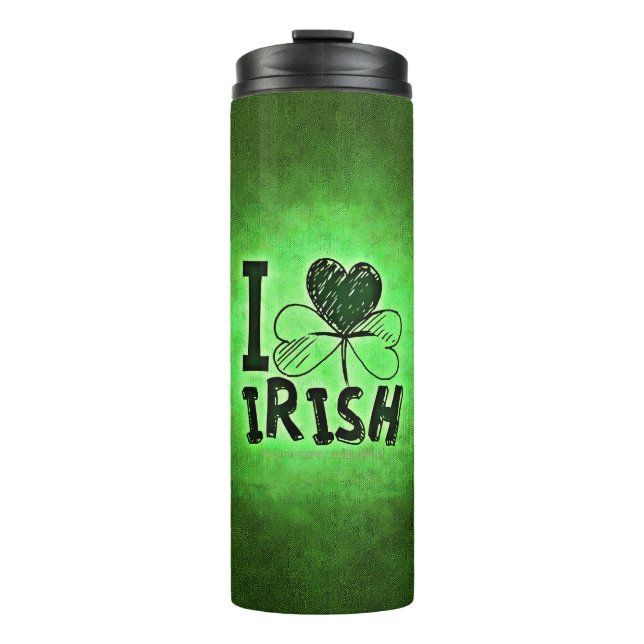 Garrafa Térmica SlipperyJoe's Saint Patrick's Day holiday Irish pr (Frente)