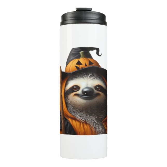 Garrafa Térmica Sloth Halloween Classic T-Shirt (Frente)