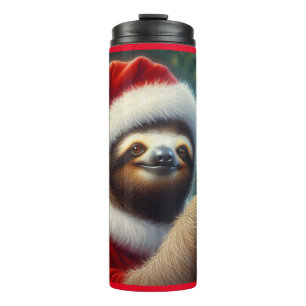 Garrafa Térmica Sloth Santa Claus