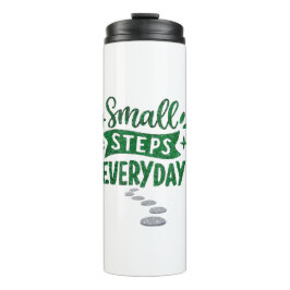 Garrafa Térmica Small Steps Everyday Motivational Thermal Bottle