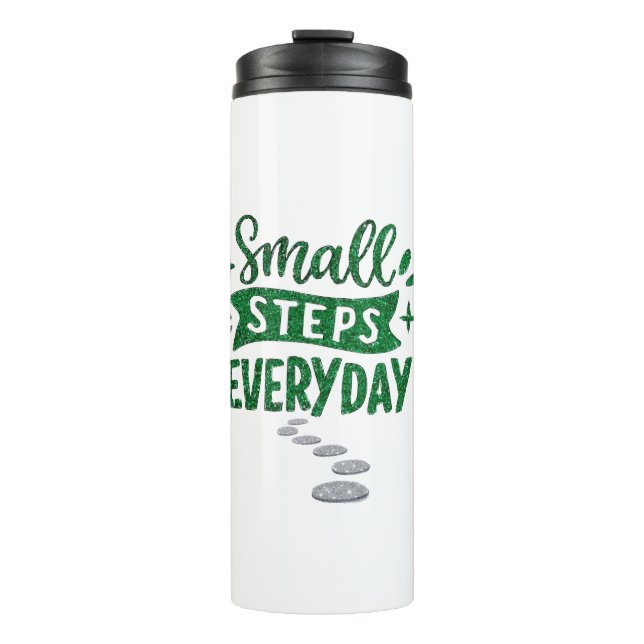 Garrafa Térmica Small Steps Everyday Motivational Thermal Bottle (Frente)