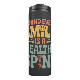 Garrafa Térmica Smile Healthy Spine Chiropractor Cote Design