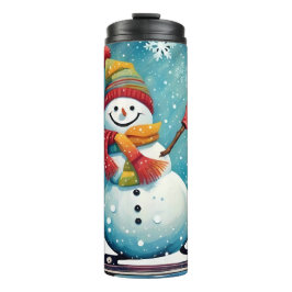 Garrafa Térmica Snowboard Snowman - Tumbler Térmico