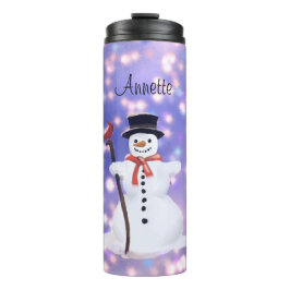 Garrafa Térmica Snowman, bebidas quentes Tumbler térmicas